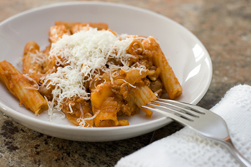 rigatoni with sausage onion and fennel