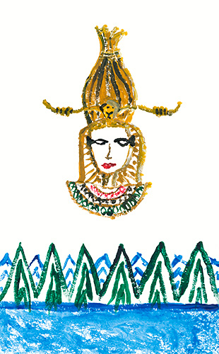 goddess mutishia watercolor