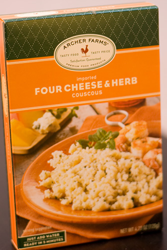 Four cheese and herb couscous