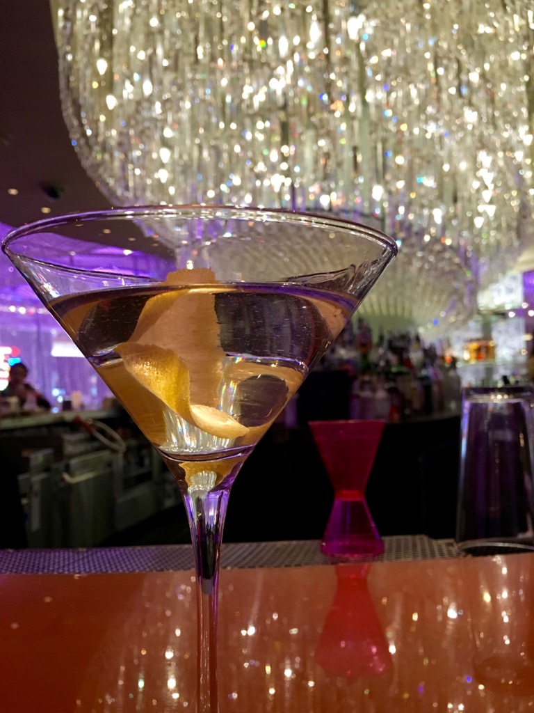 Martini At The Chandelier Bar (Upper Level) At Cosmopolitan Las Vegas
