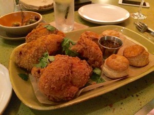 Fried Chicken at the Front Porch - The Garland Hotel, North Hollywood