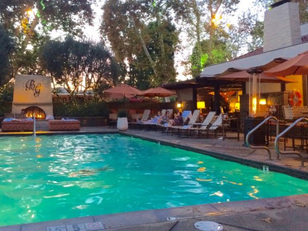 The Garland Hotel, North Hollywood, Poolside at Sunset - perfect for a Hollywood weekend getaway