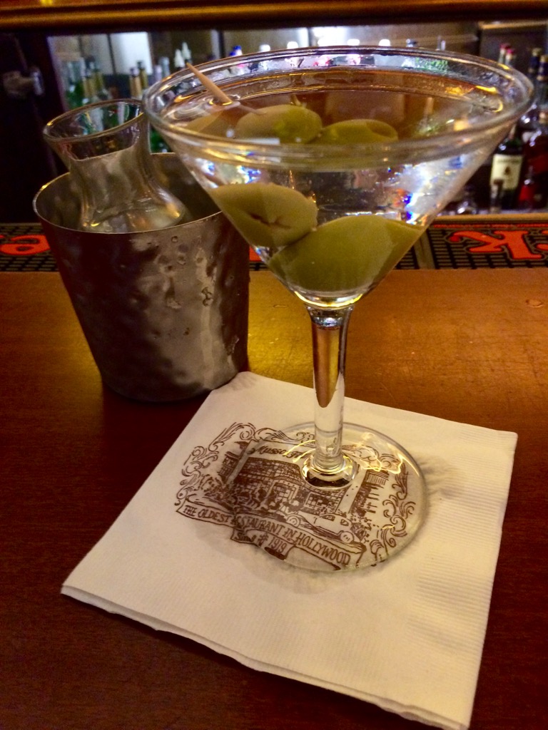 Martini at Musso & Frank Grill, Hollywood