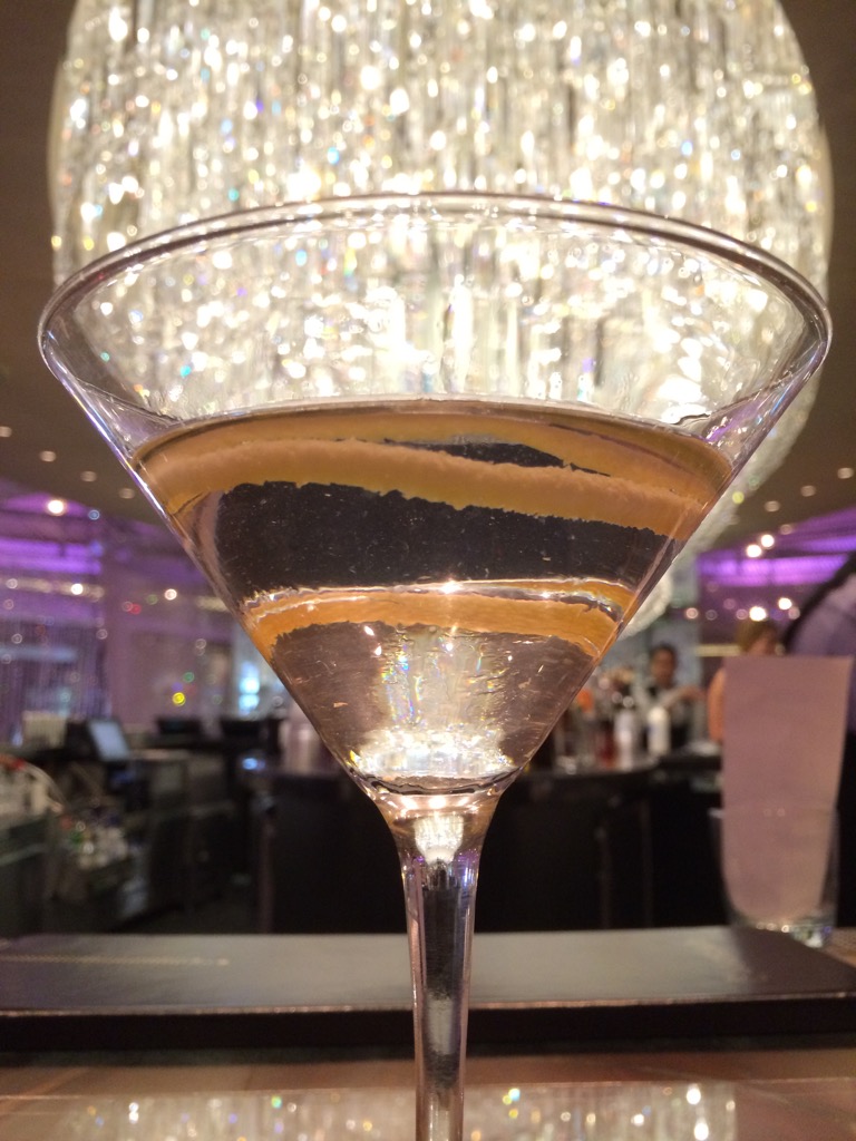 Martini At The Chandelier Bar - Cosmopolitan Las Vegas