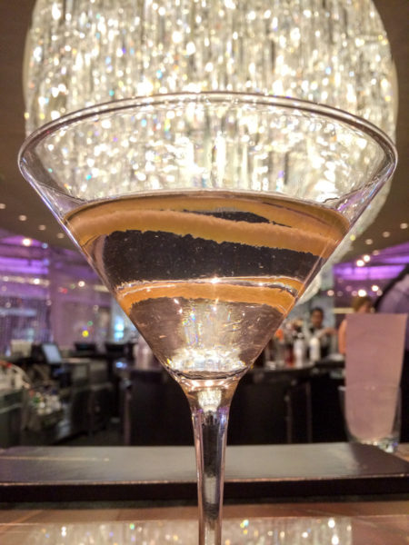 Martini at The Chandelier Bar Cosmopolitan Las Vegas