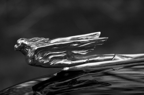 antique cadillac hood ornament
