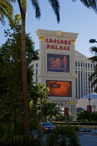 bette midler at caesars palace sign