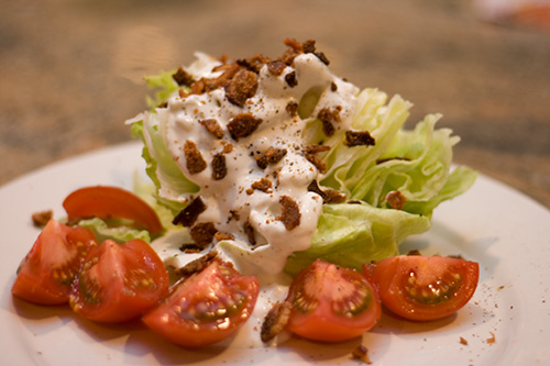 iceberg lettuce wedge salad