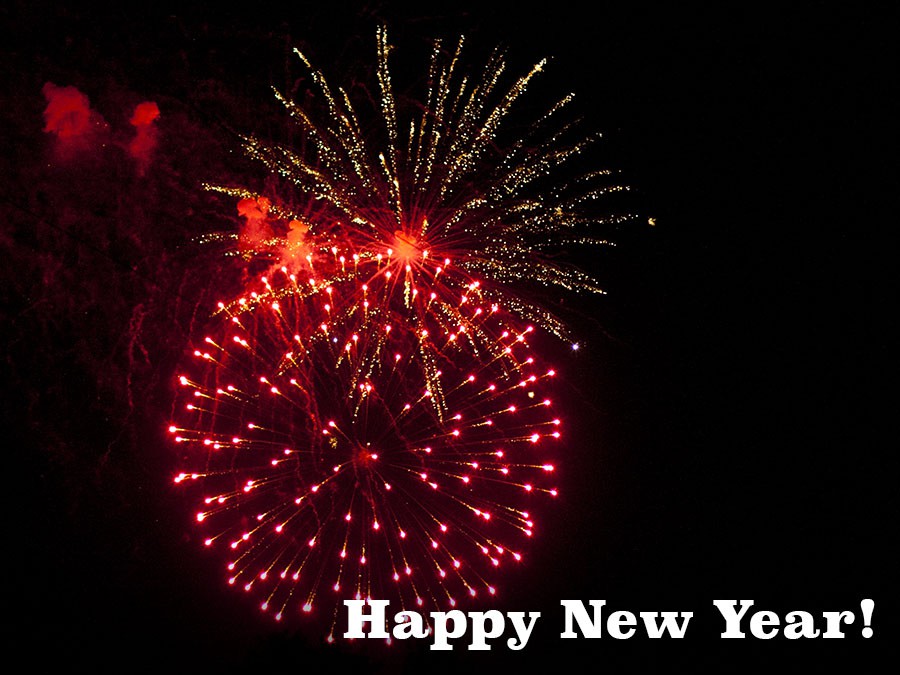 happy new year fireworks