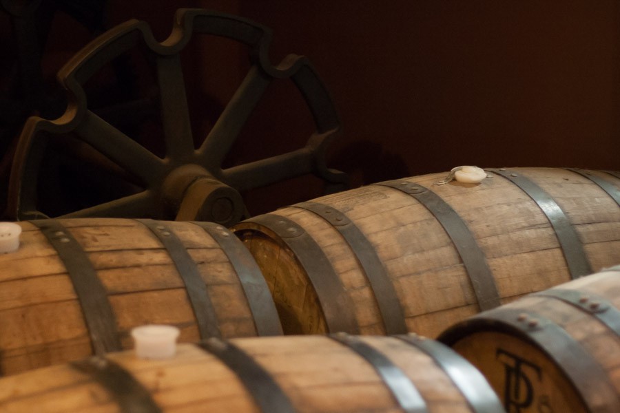 Barrels at Wynkoop Brewing Co.