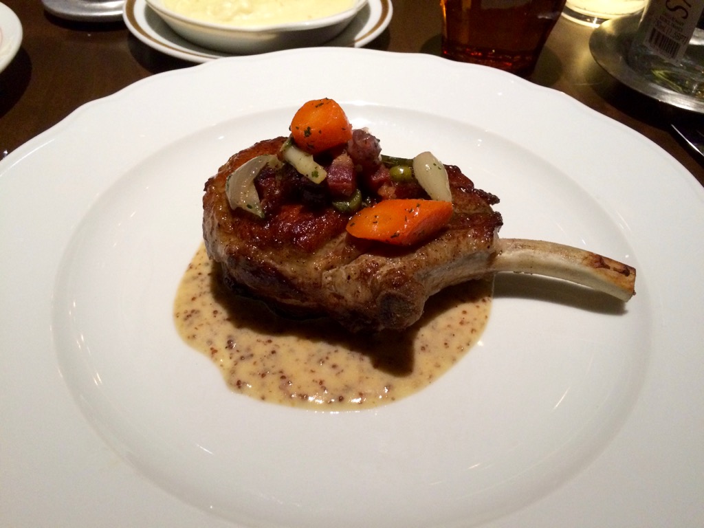 Smoked Duroc Pork Chop - Bardot Brasserie - Aria Las Vegas