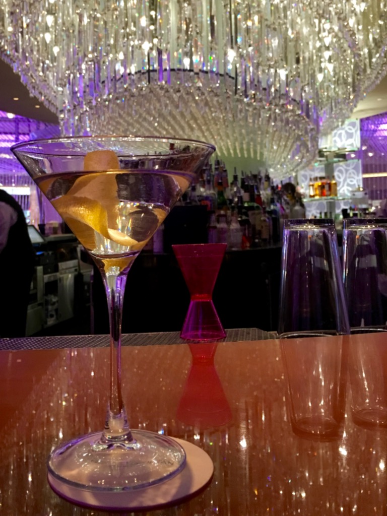 Martini At The Chandelier Bar (Upper Level) At Cosmopolitan Las Vegas