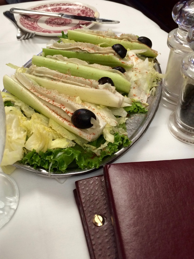 Blue Cheese Mousse Stuffed Celery, Musso & Frank Grill, Hollywood