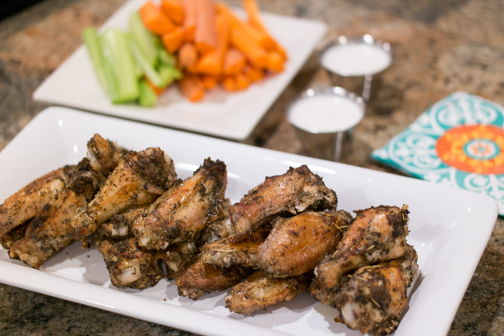 roasted herbed chicken wings