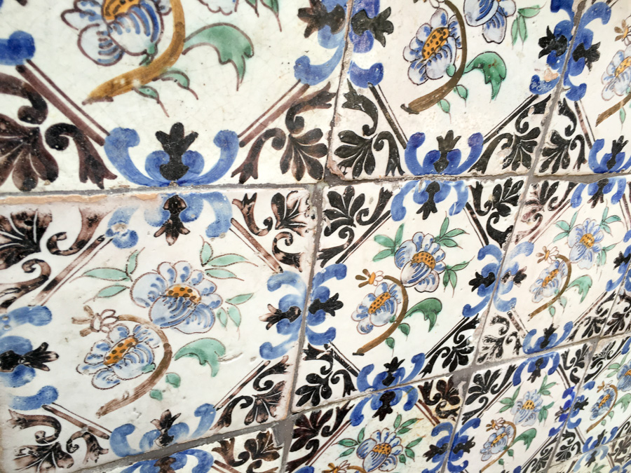 elaborate tiles Sorrento Italy