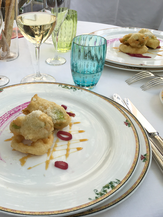 zucchini blossoms l'antica trattoria sorrento italy