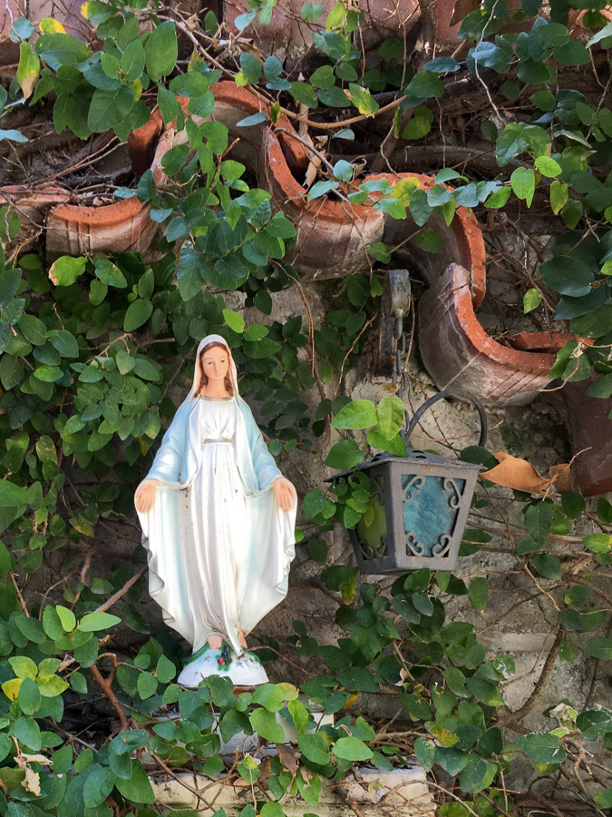 Tiny shrine to Mary Sorrento Italy