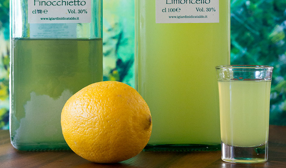 Limoncello and Finocchietto from Sorrento, Italy