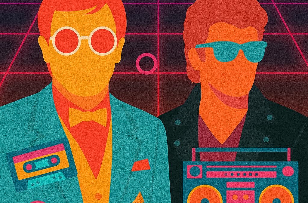 Somewhat Bizarre 80’s Video – Elton John featuring George Michael – Wrap Her Up
