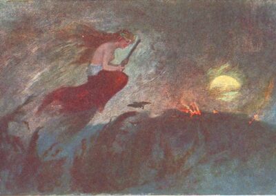 Hexenfahrt (Witches Journey) by Hermann Hendrich