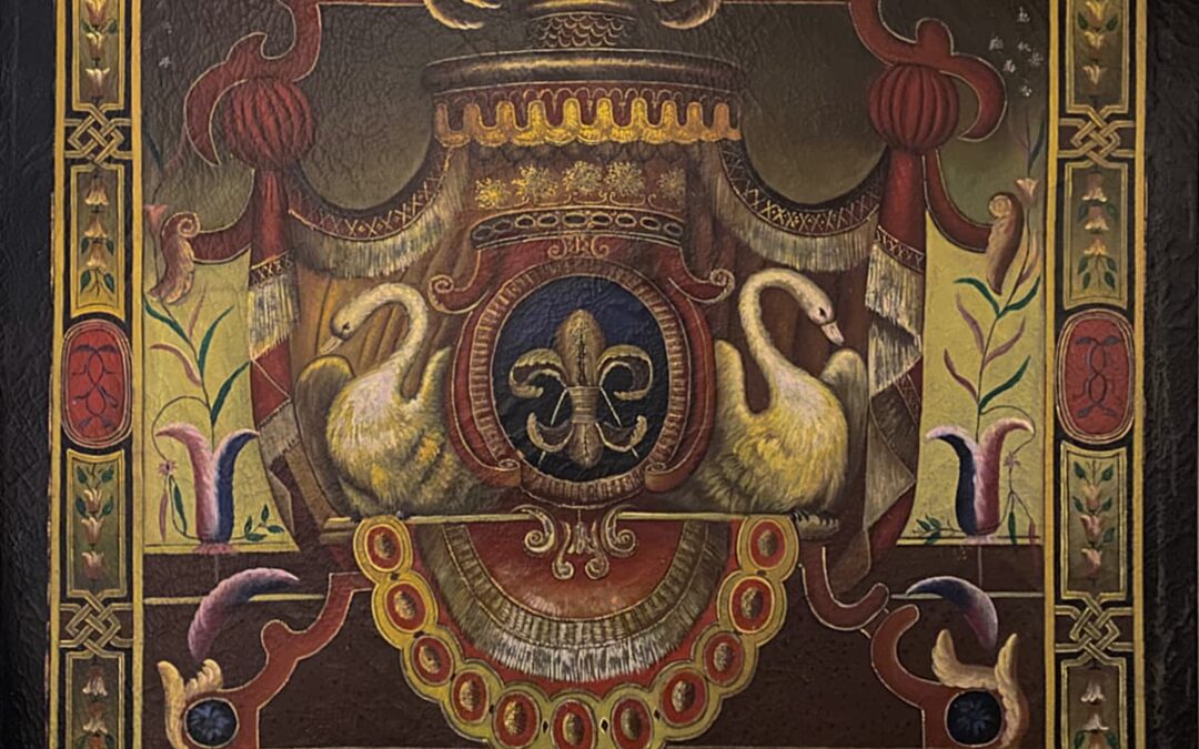 A Heraldic Painting & Its Historic Tapestry Inspiration